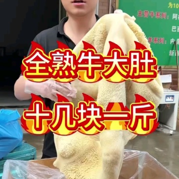 牛大肚十几元一斤，油脂干净无杂质，单块十斤重！