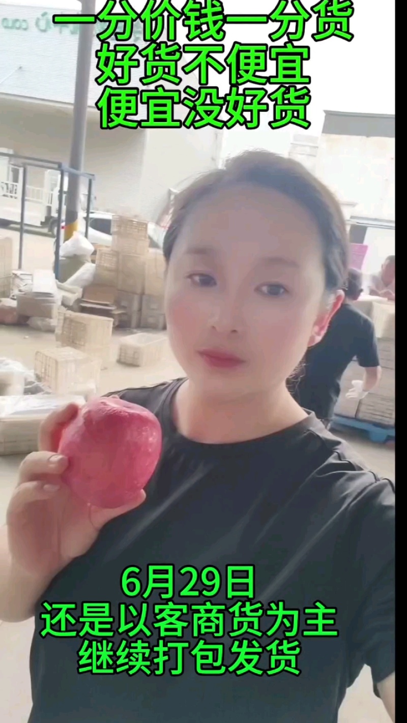 山东红富士苹果，口感脆甜，色泽亮丽，诚信经营，冷库直供
