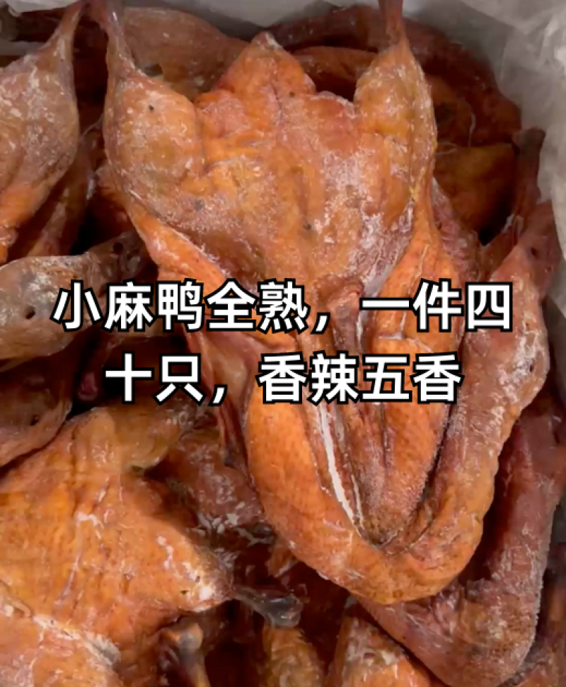 熟食卤味小麻鸭板鸭香酥小麻鸭