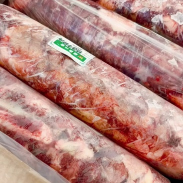 纯草地黄膘牛碎肉，超瘦有筋一卷5斤