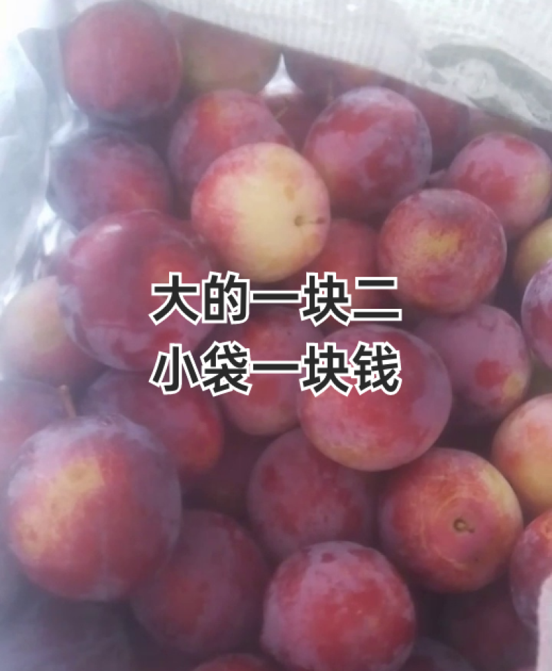 大的一块二，小袋一块钱