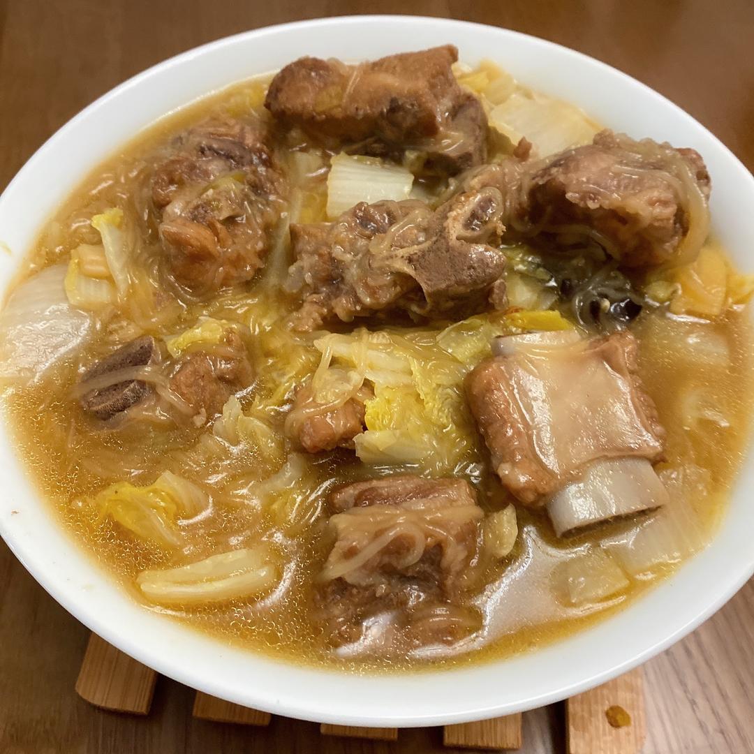 白菜炖排骨