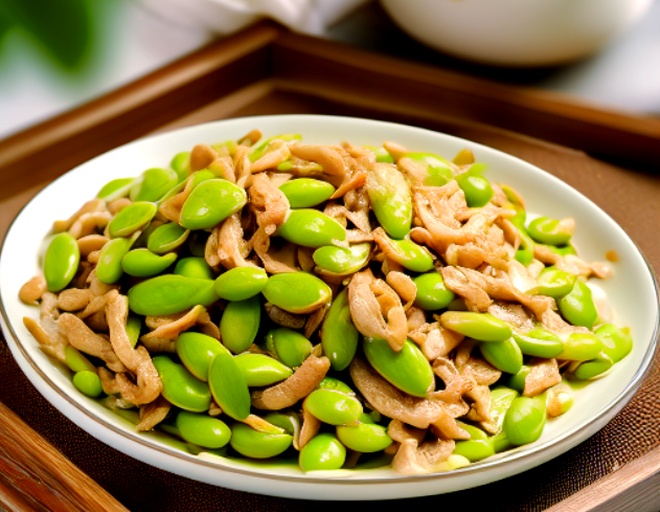 新鲜蚕豆与加工兰花豆营养成分对比图表