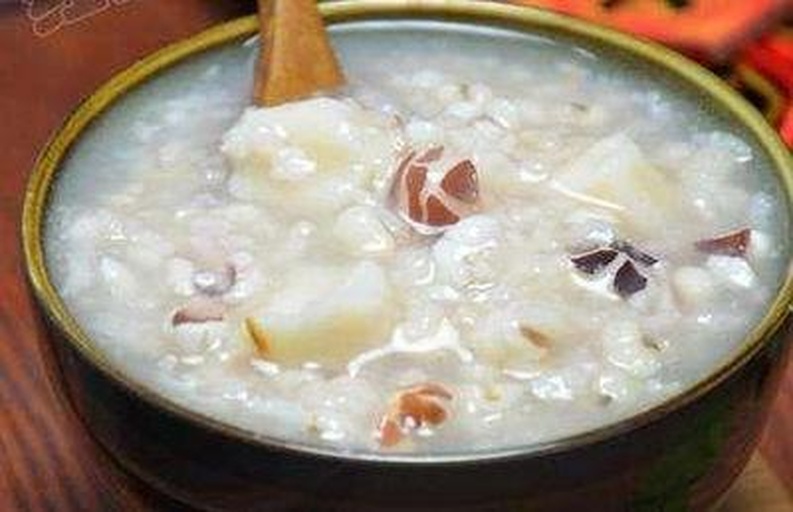 百合糯米粥成品图