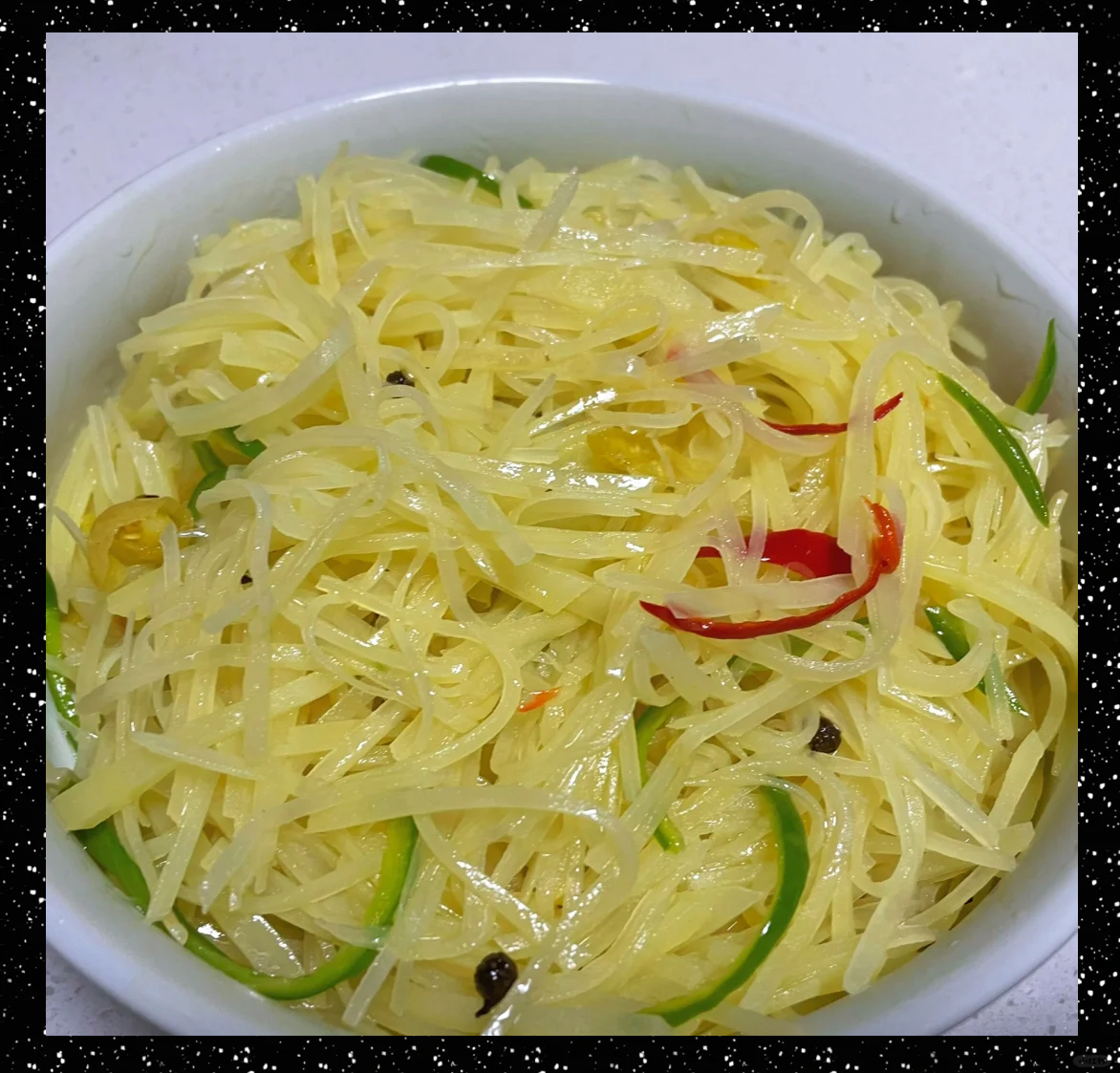 尖椒土豆丝食材准备图