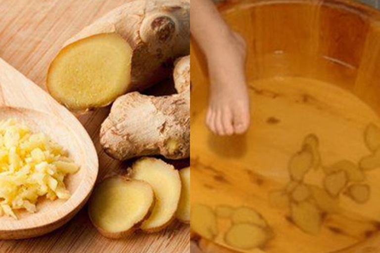 老姜和花椒泡脚操作过程