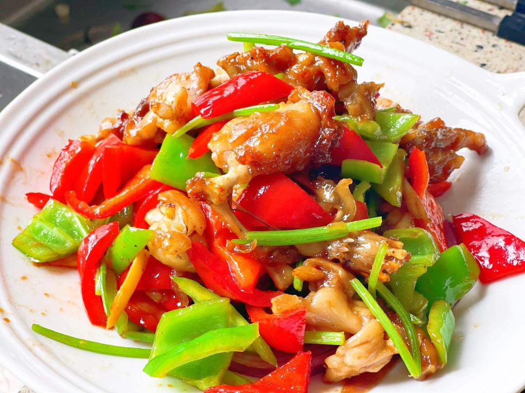 椒香鸡食材展示