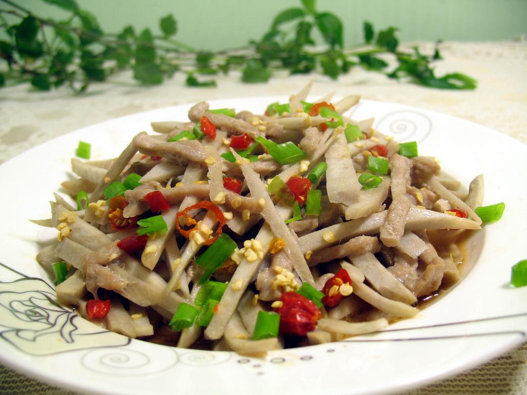 藕带烹饪示意图
