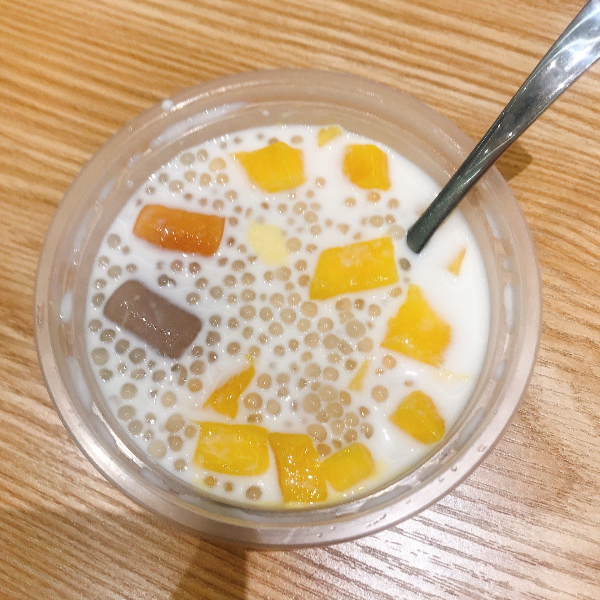 芒果椰香西米露成品图