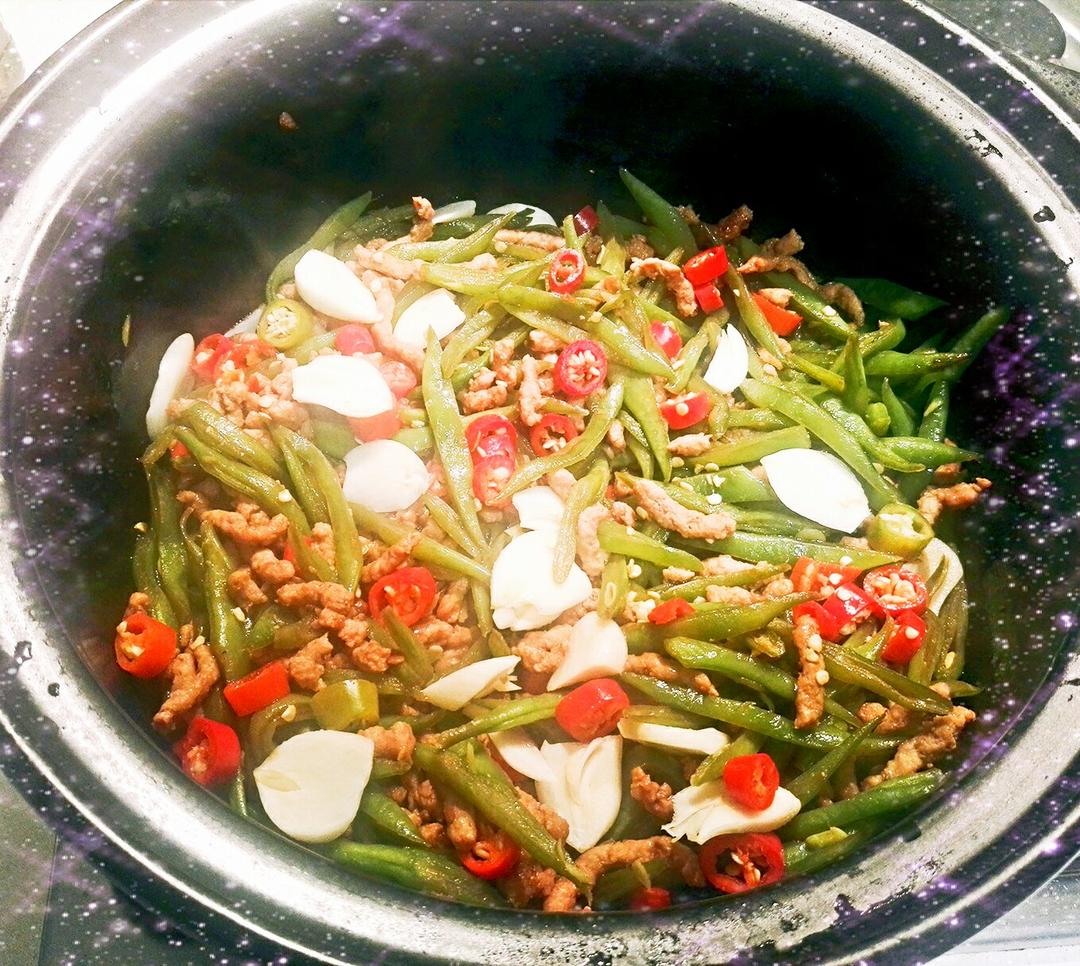 四季豆烹饪示意图