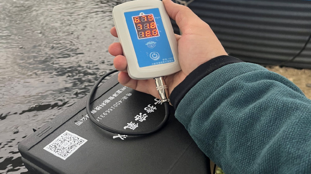 多宝鱼水质检测现场