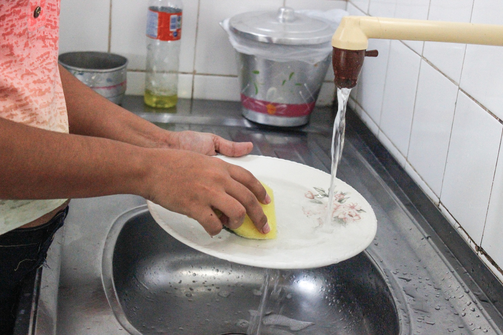 清洗过程示意图