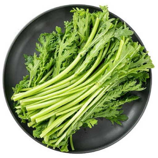 清炒蒿子杆成品图