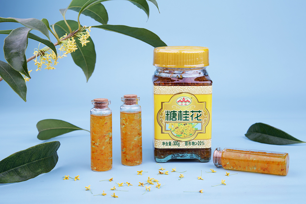 桂花蜜与桂花糕实物图