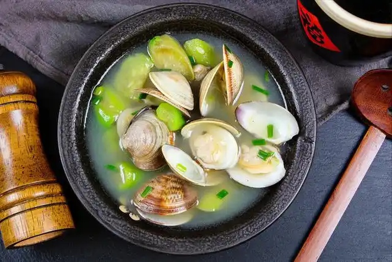 冬瓜鲜贝成品特写图