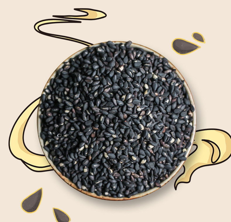 黑芝麻与牛奶钙含量对比信息图