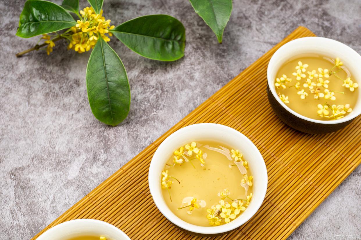 桂花茶与桂花糕