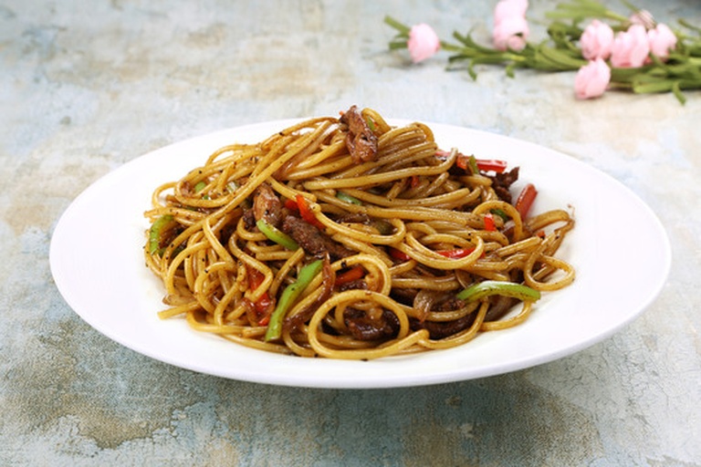 黑胡椒牛肉意面成品图