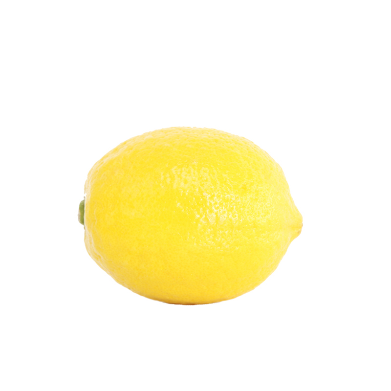 无籽黄柠檬果实特写
