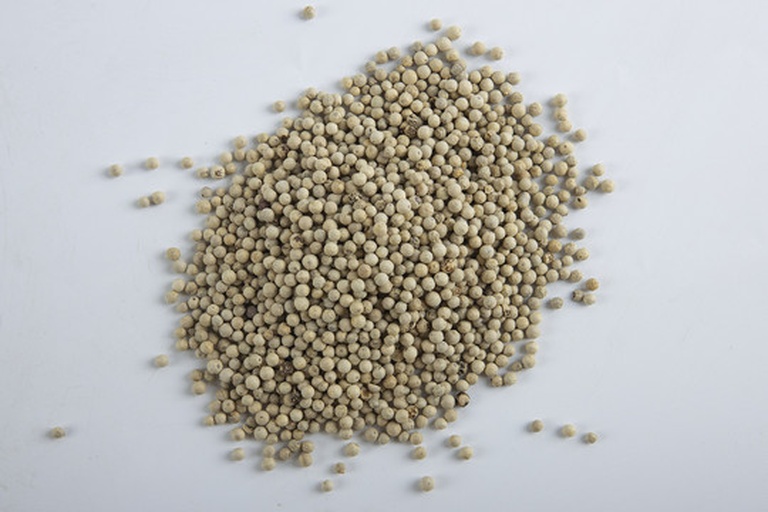 白胡椒粉特写镜头