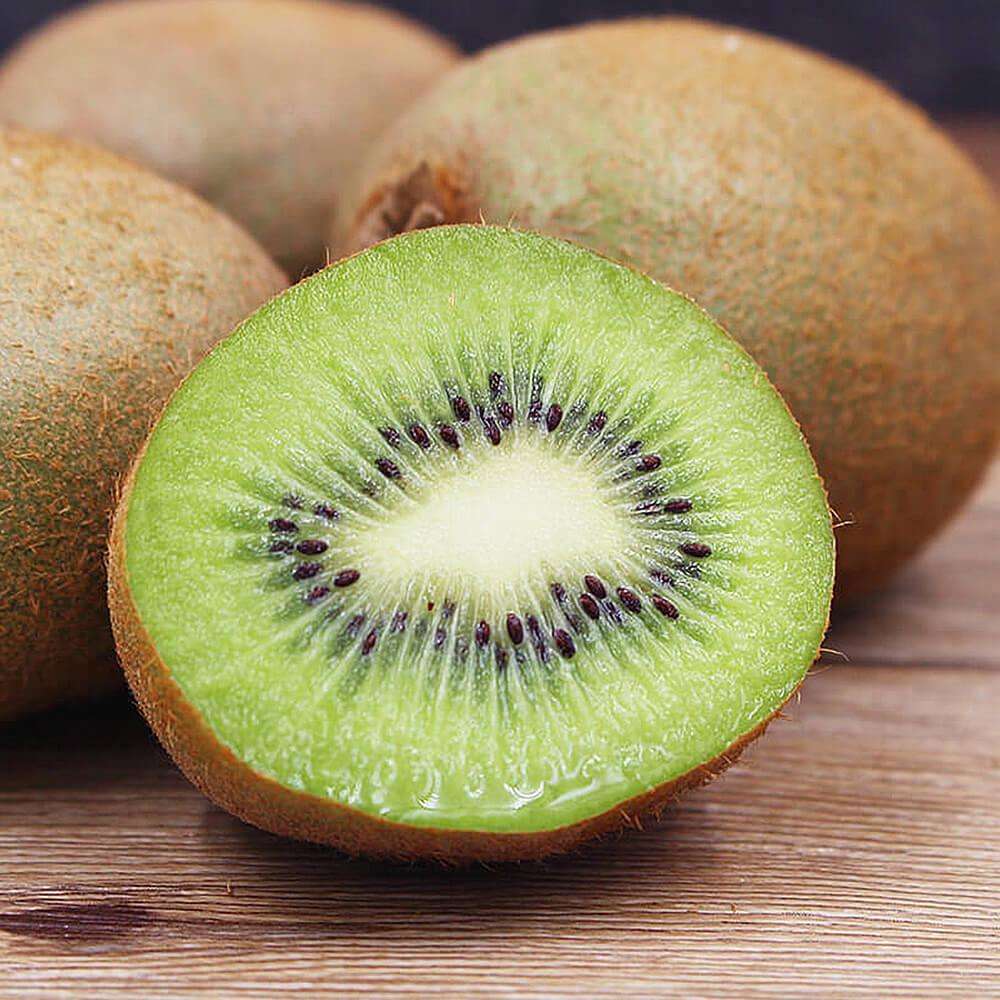 红心猕猴桃切面特写