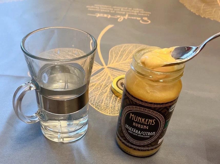 姜蜂蜜水成品展示