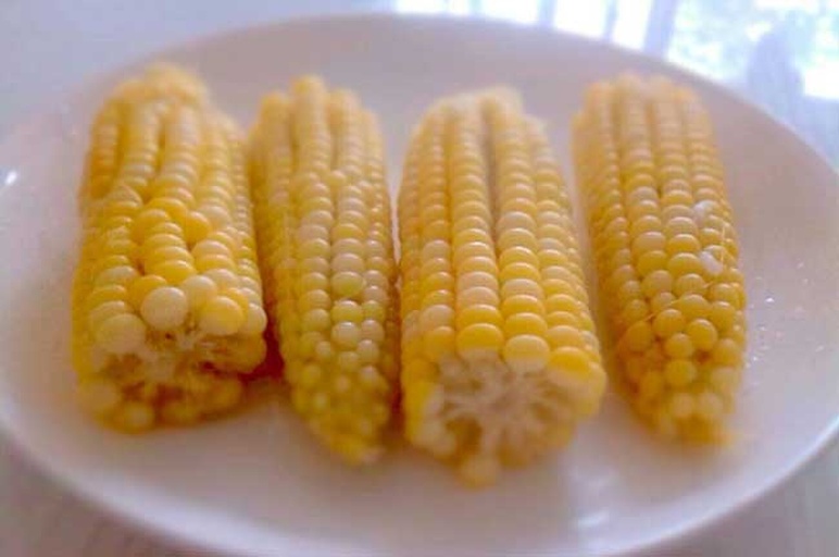 糯玉米烹饪成品图