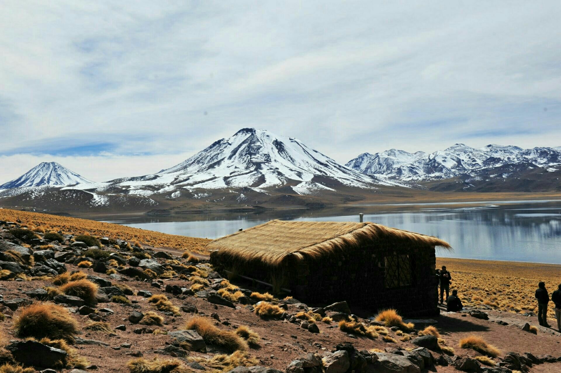 安第斯山区放牧场景
