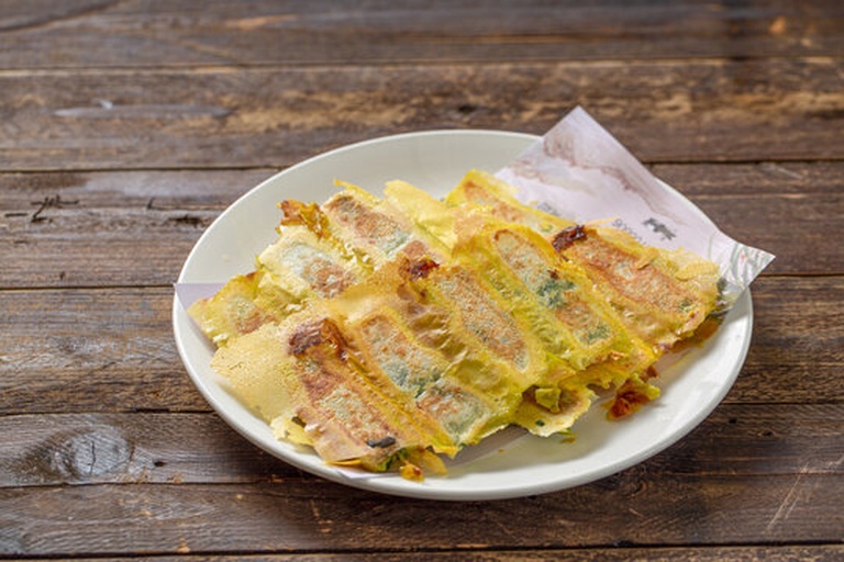 干香菇猪肉饺子成品图