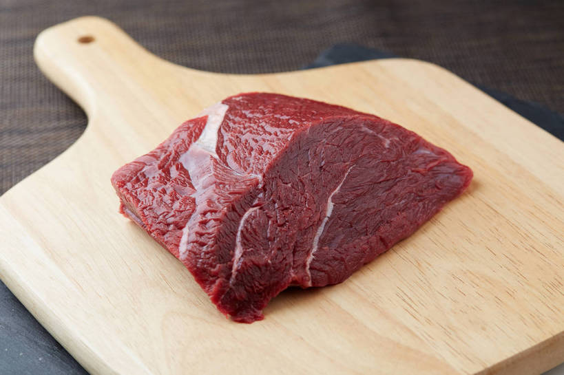 牛肉逆纹切片手法示范