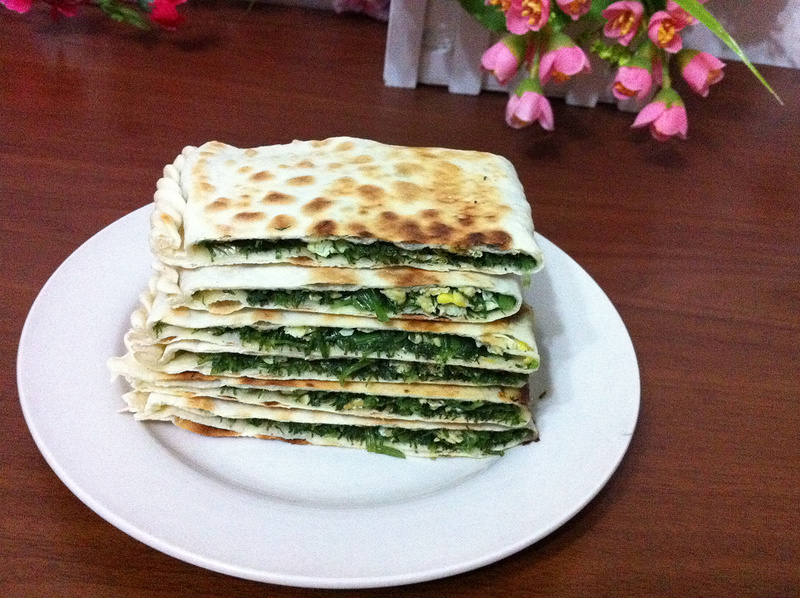 韭菜盒子成品图