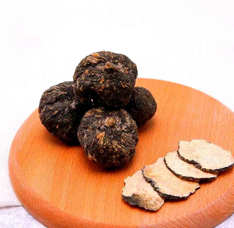 松露与保鲜材料摆放对比图