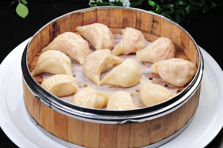 白胡椒猪肉饺子成品图