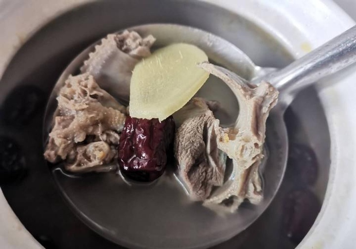 青枣炖排骨成品图