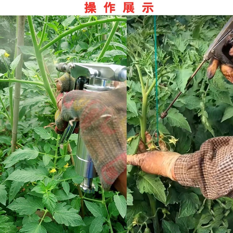 除草剂喷施技术示意图