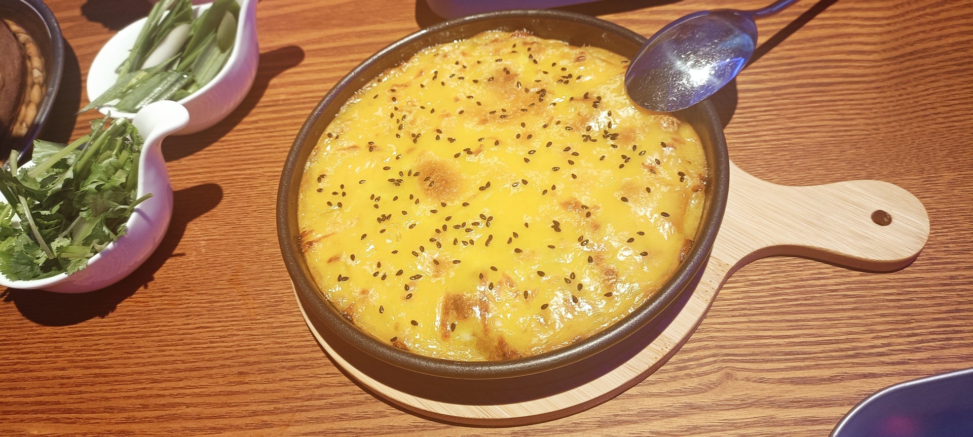松花菜芝士焗烤成品图