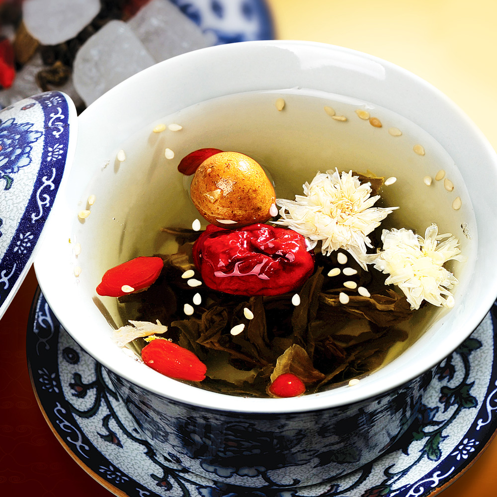 金丝皇菊茶冲泡过程