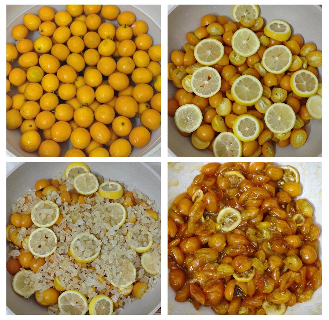 金桔蜜饯制作图