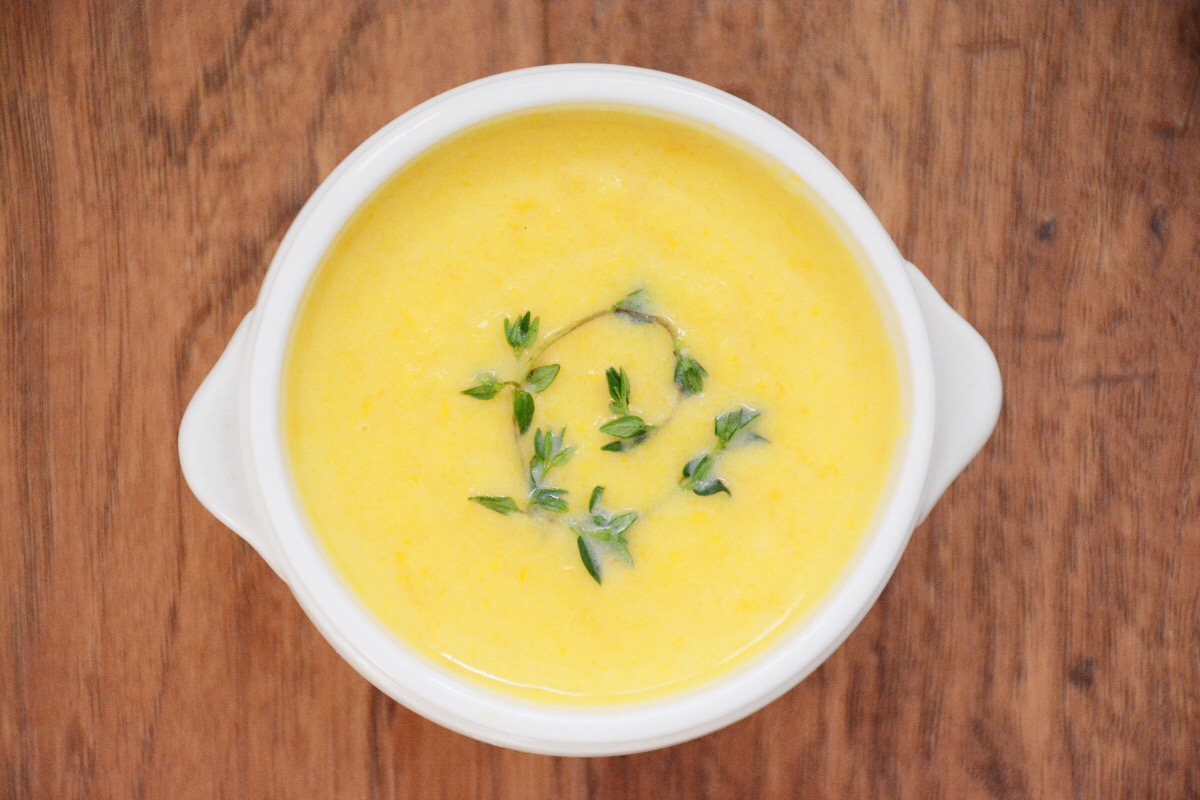 奶油南瓜汤成品图