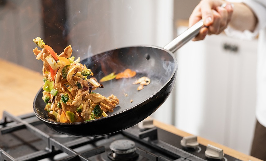 厨房操作过程图