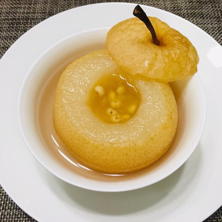 鸭梨炖花椒成品图