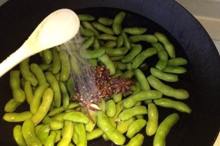 毛豆烹饪与储存方式示意图