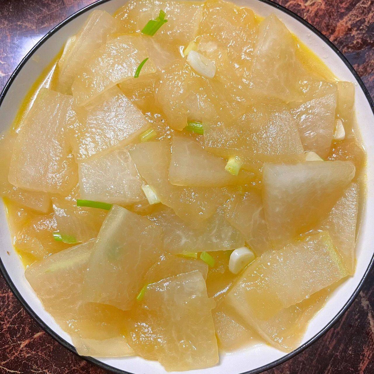 素烧冬瓜成品图