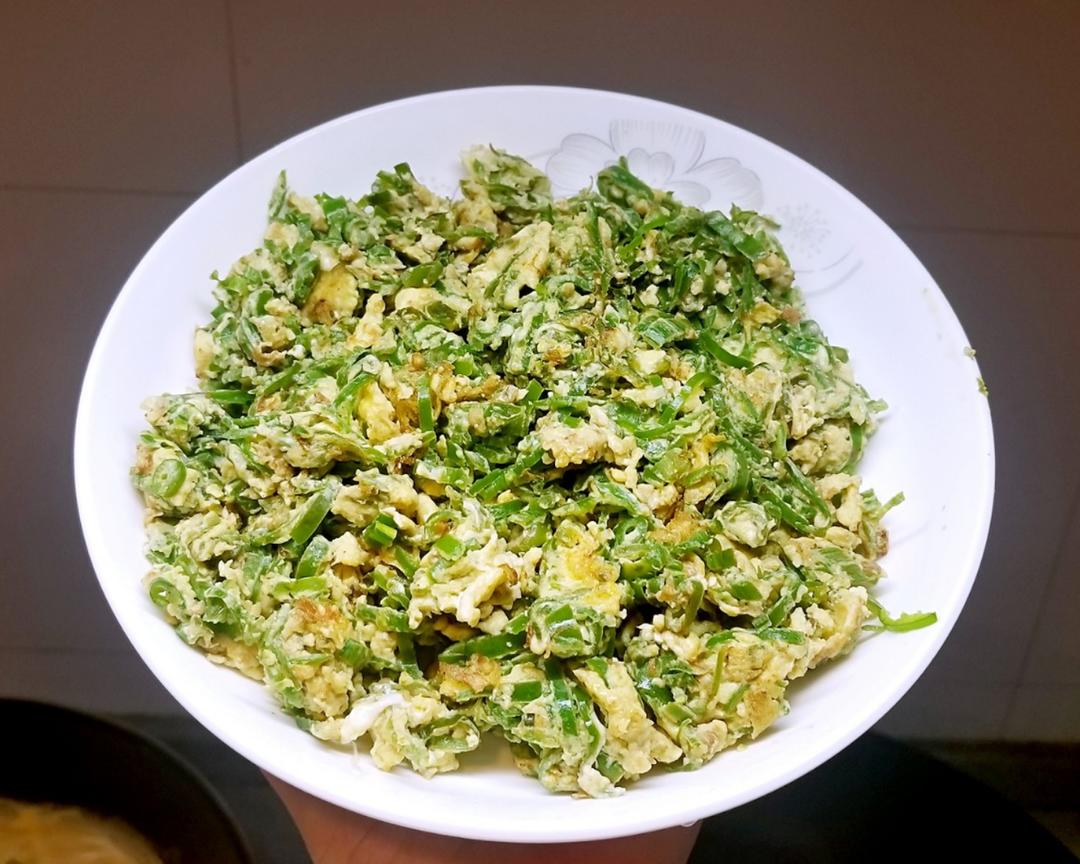 韭菜菜肴成品图