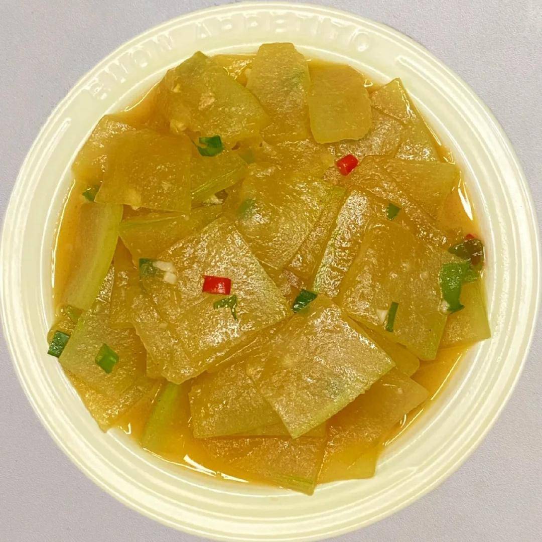 清炒冬瓜花成品图