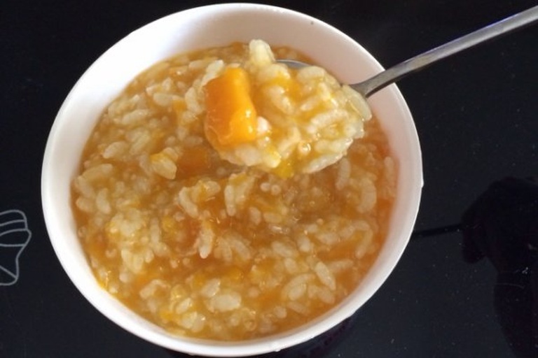 南瓜小米粥实物图