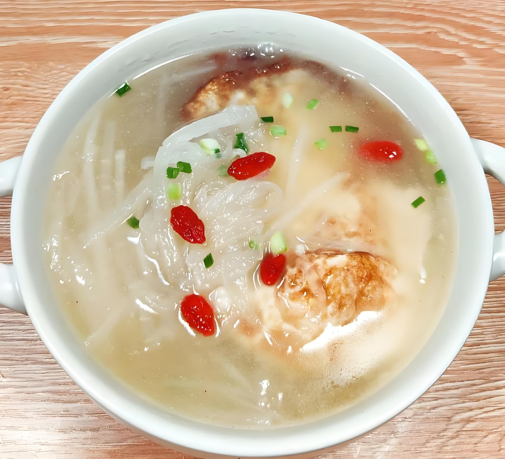 成品五味子蒸蛋特写