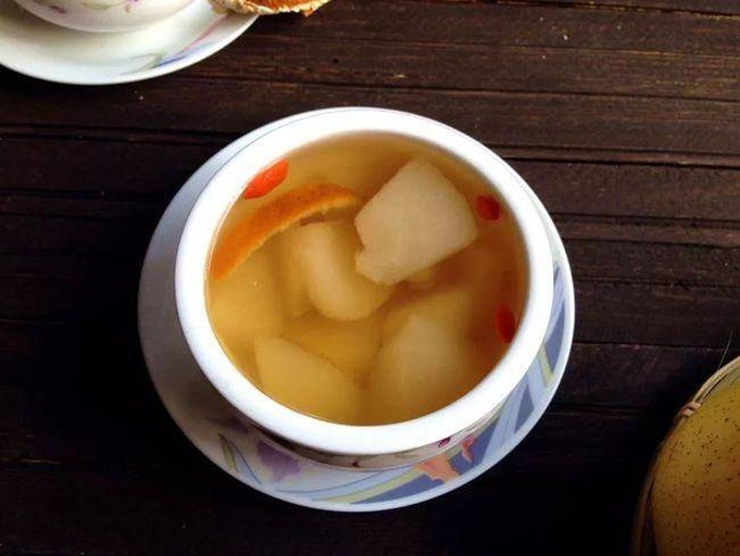 金桔鲜橙梨膏搭配冲泡示意图