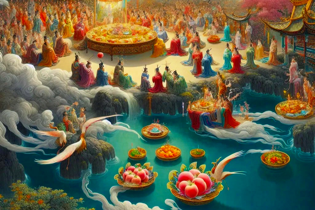 蟠桃神话场景