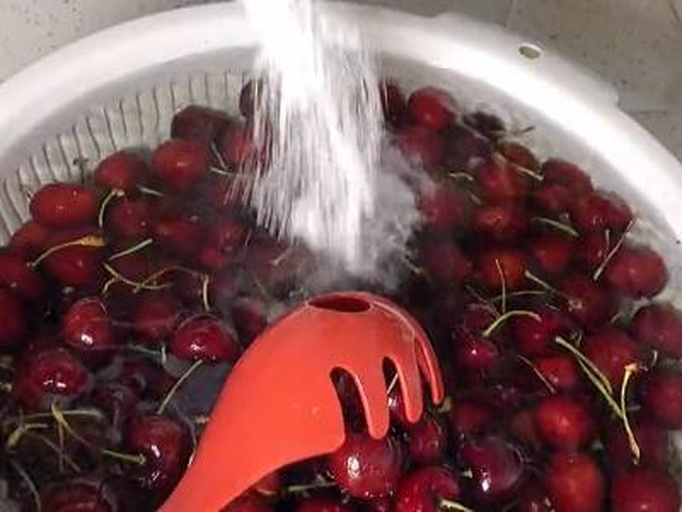 桃形李果汁过滤过程